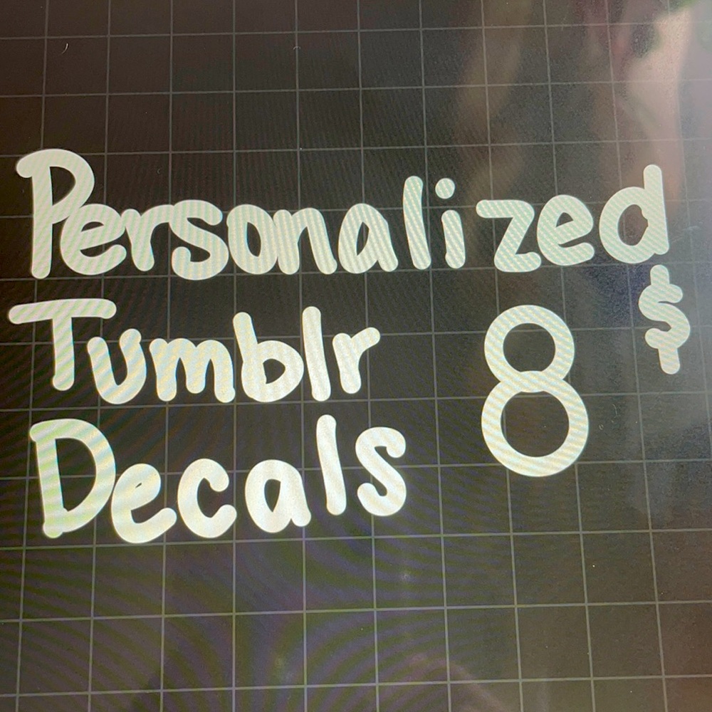 Personalized Tumblr Decals